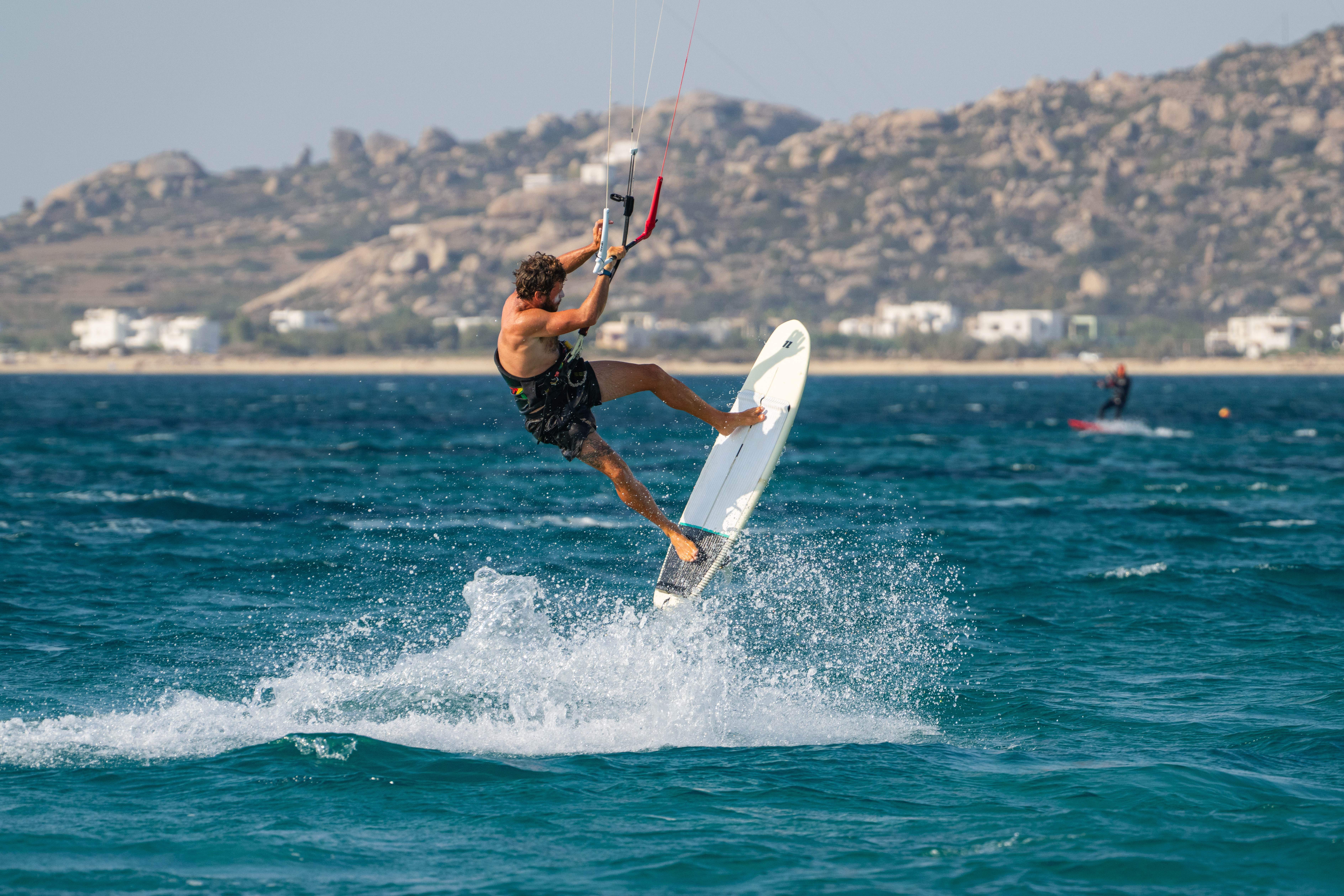 Strapless Kitesurfing