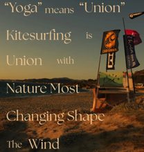 yoga and kitesurf